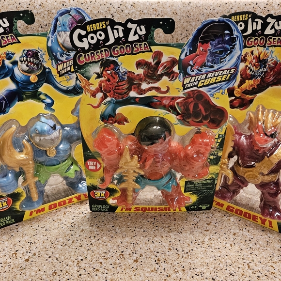 🛏Heroes of Goo Jit Zu Cursed Goo Sea Heros - Picture 2 of 6